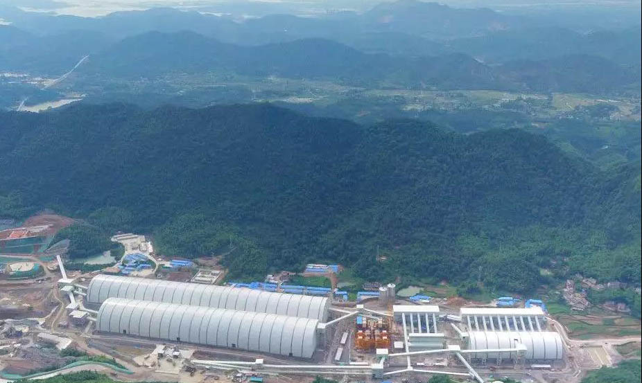 長九（神山）灰巖礦綠色建筑骨料礦山一期（年產3500萬噸）正式投產